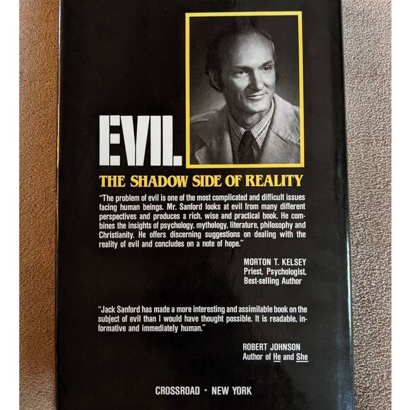 Evil The Shadow Side Of Reality 1981 By John Sanford Christian Problem Of Evil - Picture 2 of 16
